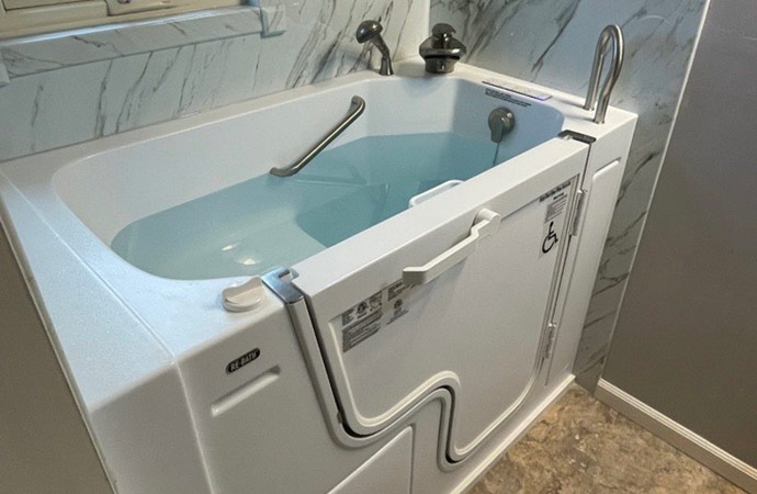 Walk-in tubs provide safety and convenience