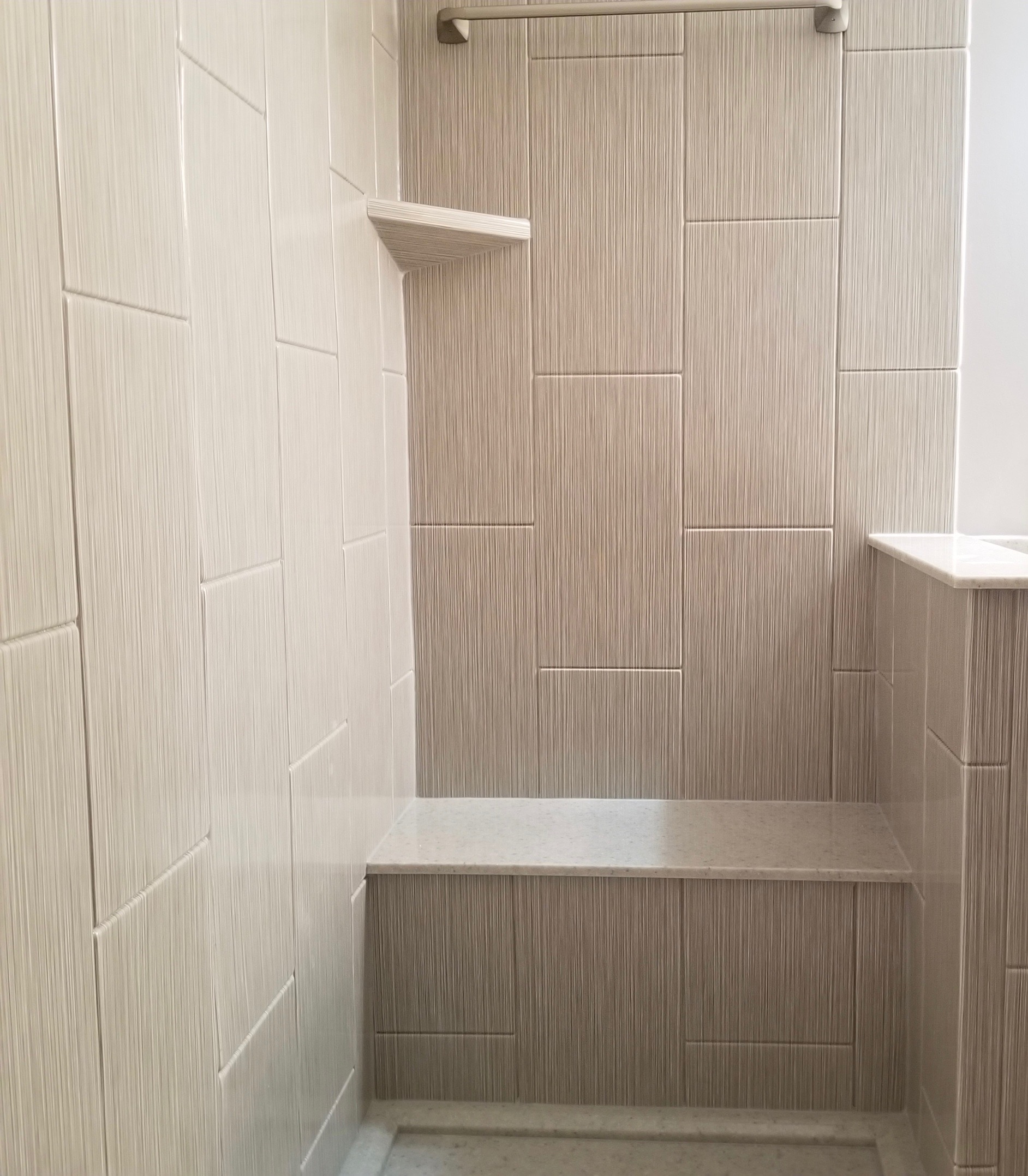 Large, Modern Walk-in Shower