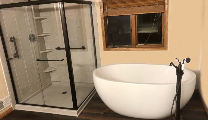 A designed bathroom