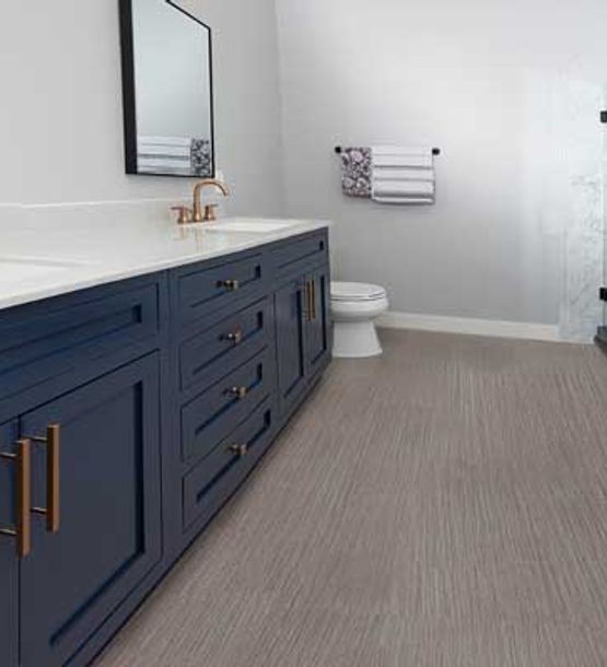 Modern bathroom with well-designed interior