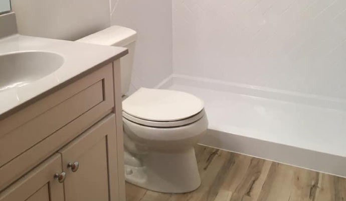 A new toilet