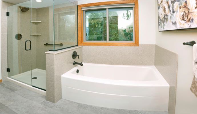 well decorated guest bathroom