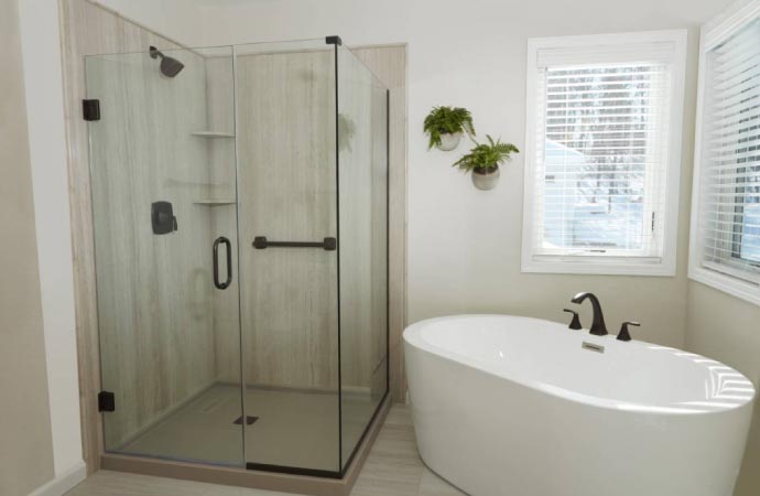 Beautiful Shower Installation