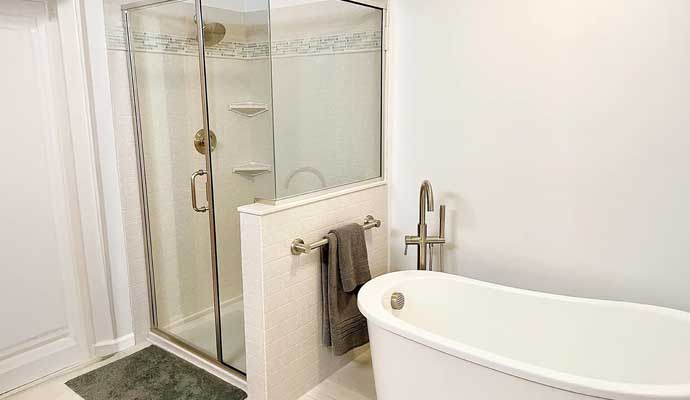 Installed shower enclosures