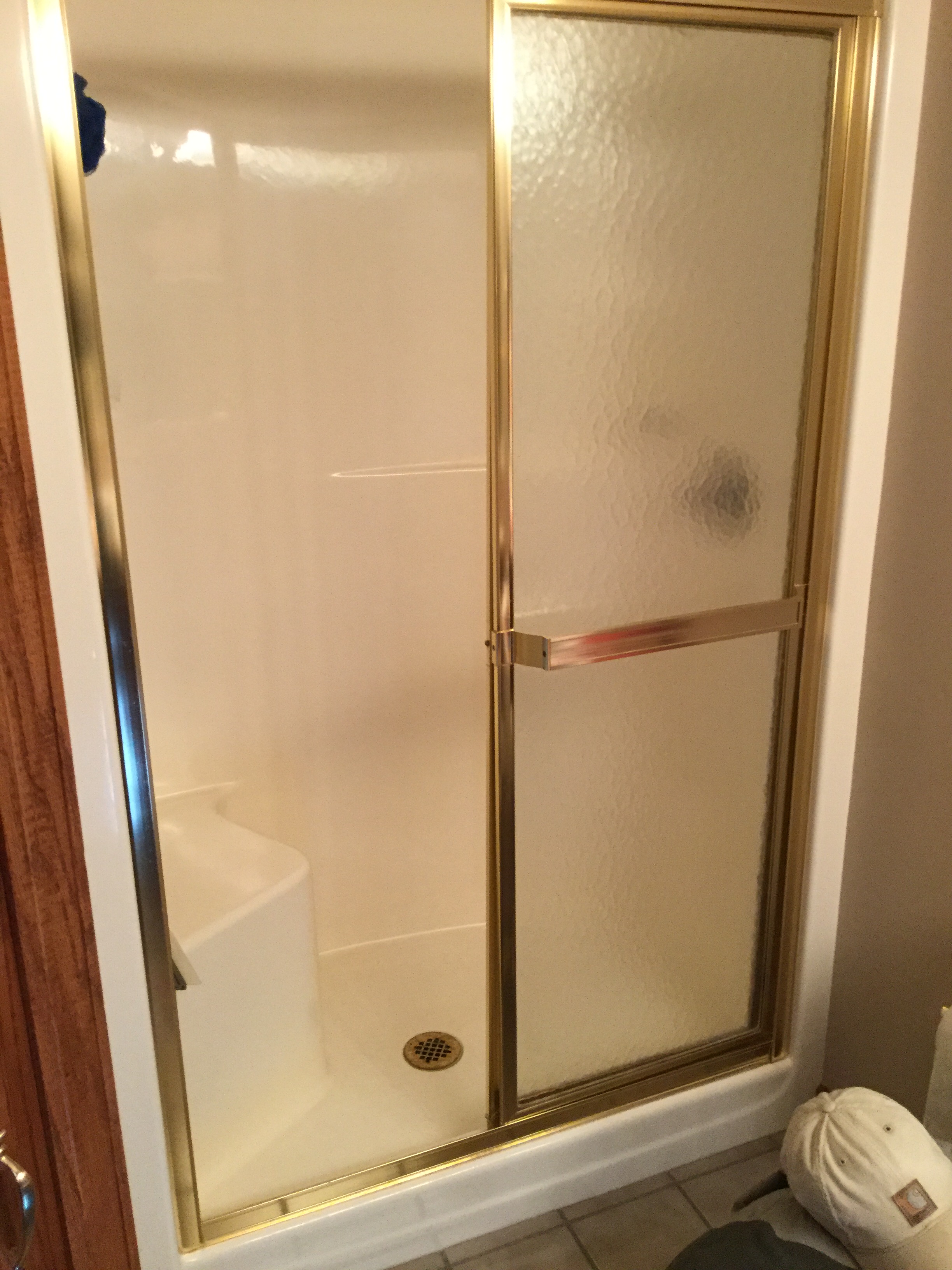 Job Completed For Fiberglass Shower To Onyx Walk In Shower Forest Lake Mn 