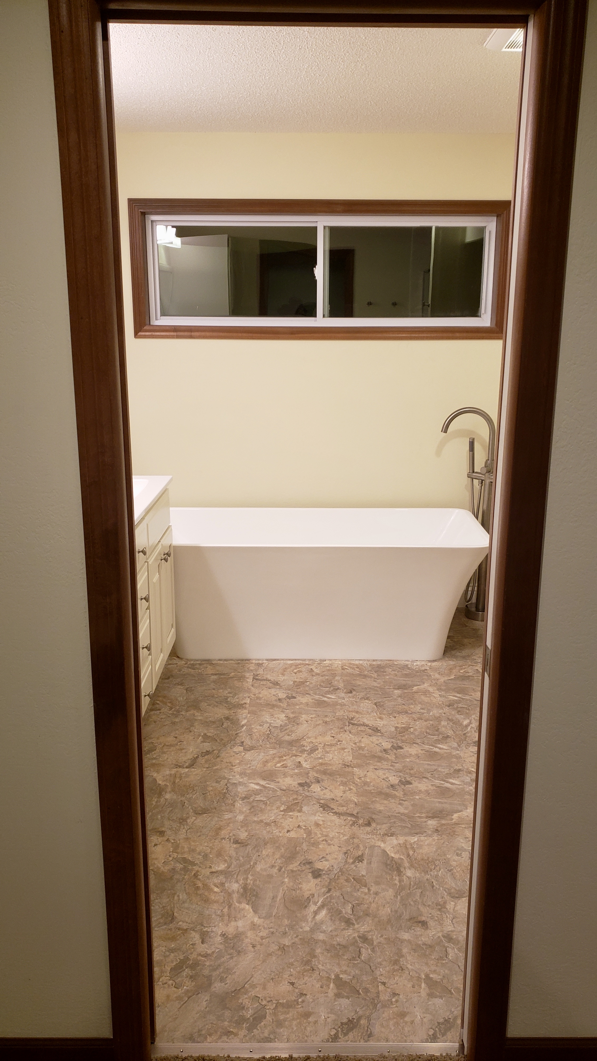 Master Bathroom Remodel with Shower and Freestanding Tub