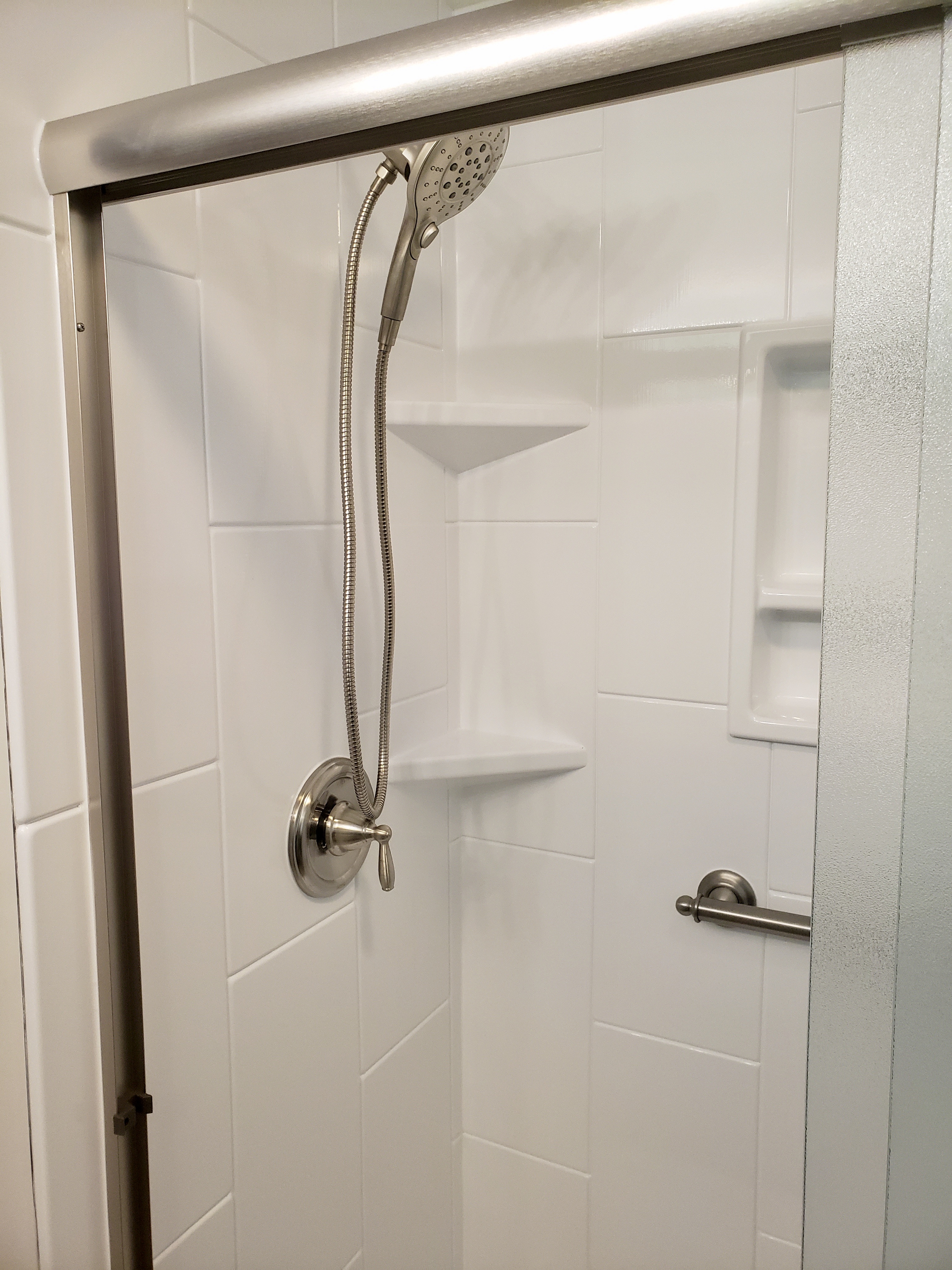 Jetted Tub to Walk-in Shower Remodel