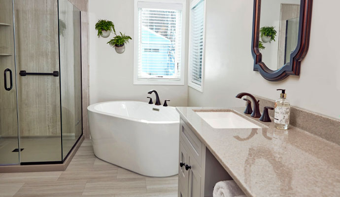 Professional bathroom remodeling
