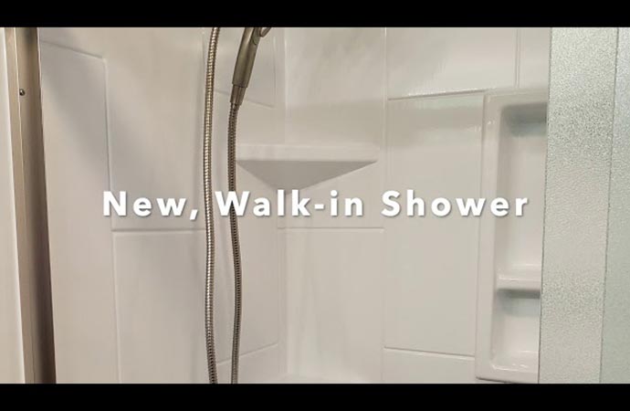 Bathroom Remodeling, Tub to Shower Conversion Video Thumb