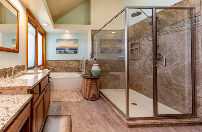 well decorated bathroom